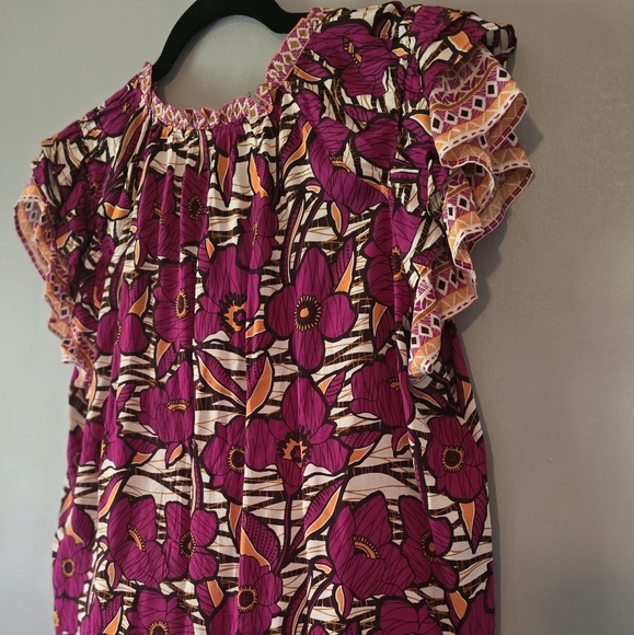 Boho Sleeveless tunic top size medium by Rose and Olive - Picture 3 of 5